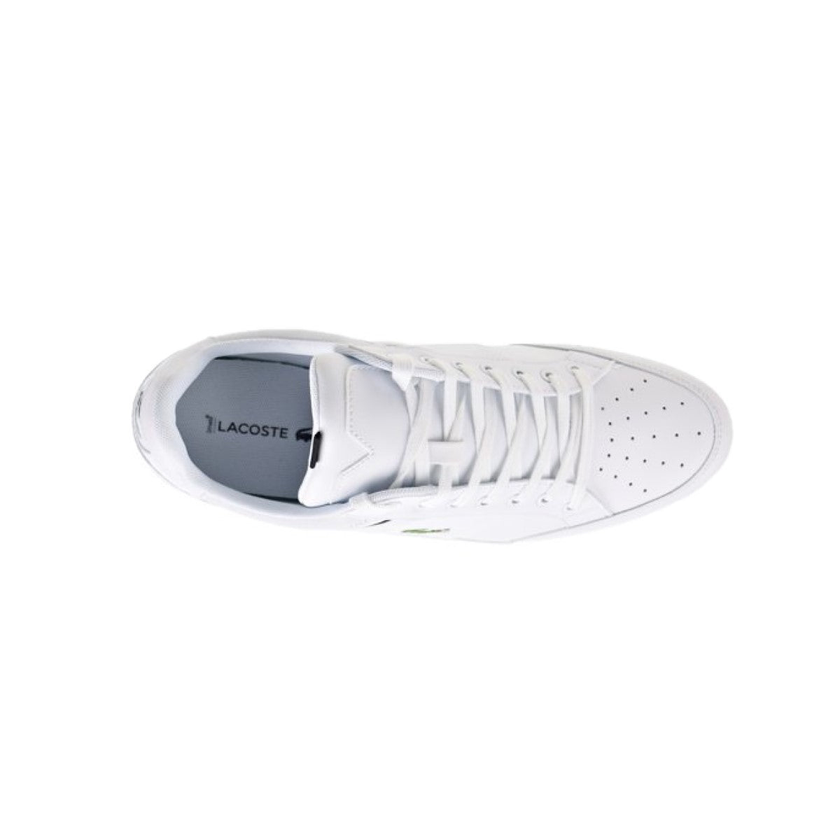 LACOSTE 7-42CMA0014147 CHAYMON 0121 1 MN'S (Medium) White/Black Synthetic &  Leather Lifestyle Shoes