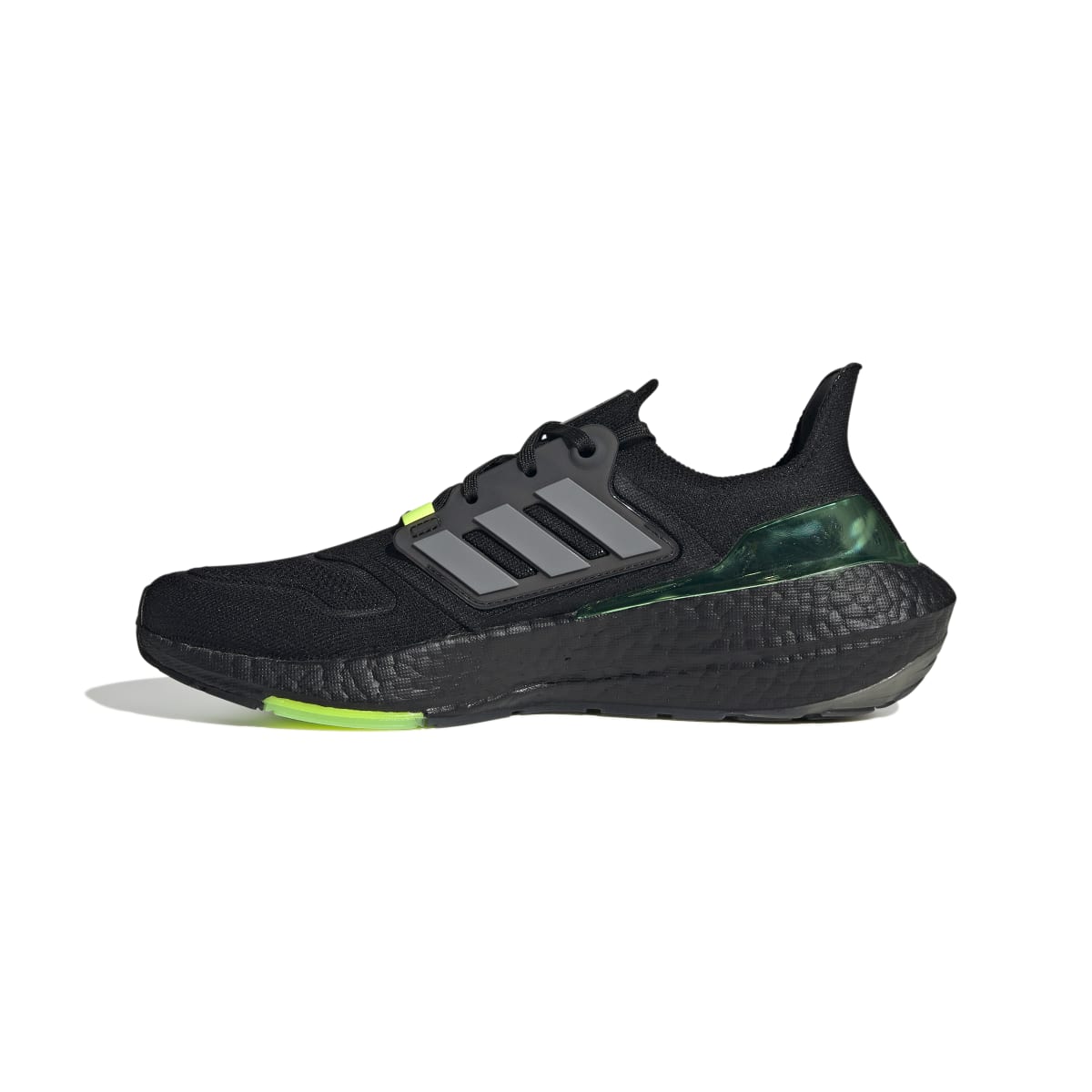 ADIDAS GX5917 ULTRABOOST 22 MN'S (Medium) Black/Metallic/Green