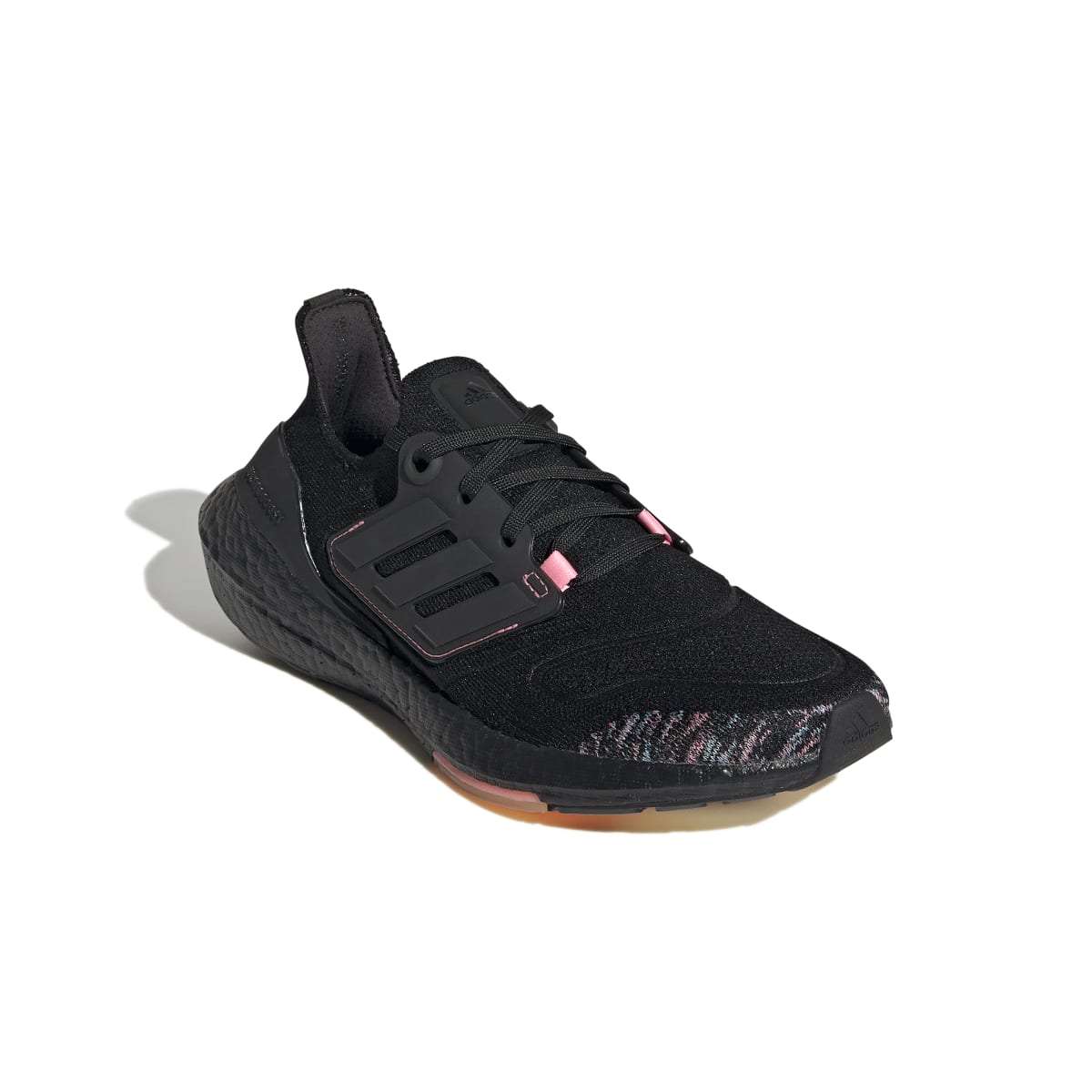 ADIDAS GX5927 ULTRABOOST 22 WMN S Medium Black Black Pink Primeknit www.kicks footwear