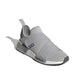 ADIDAS GW9470 NMD_R1 STRAP WMN'S (Medium)  Gray/White/Gray Stretch Knit Running Shoes