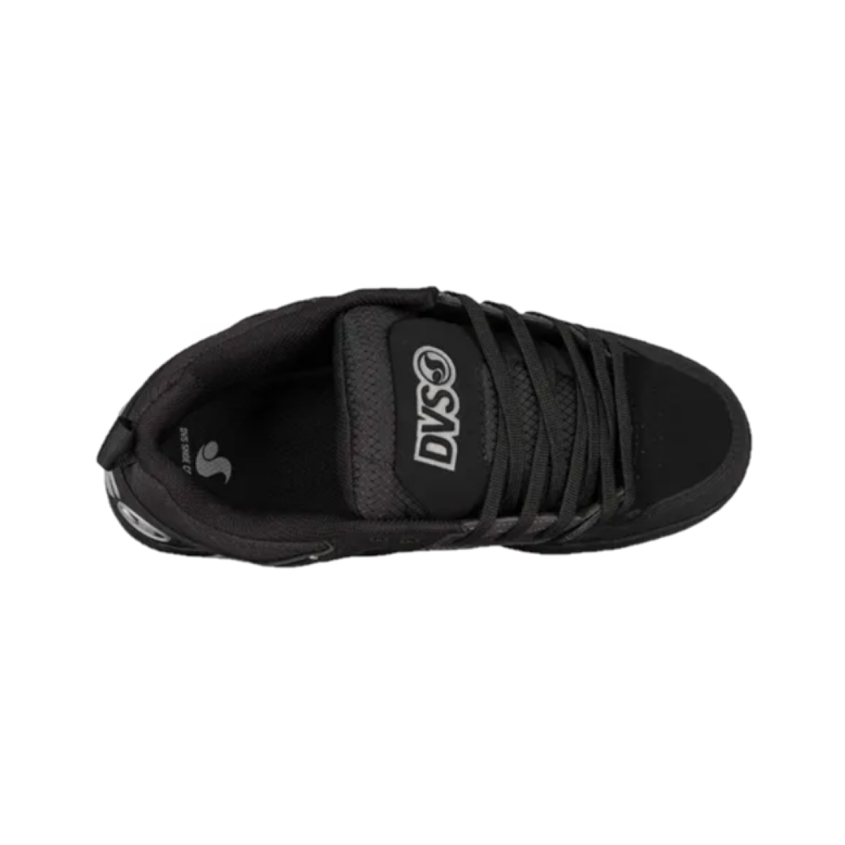 DVS F0000029985 COMANCHE MN'S (Medium) Black/Charcoal Leather & Nubuck Skate Shoes