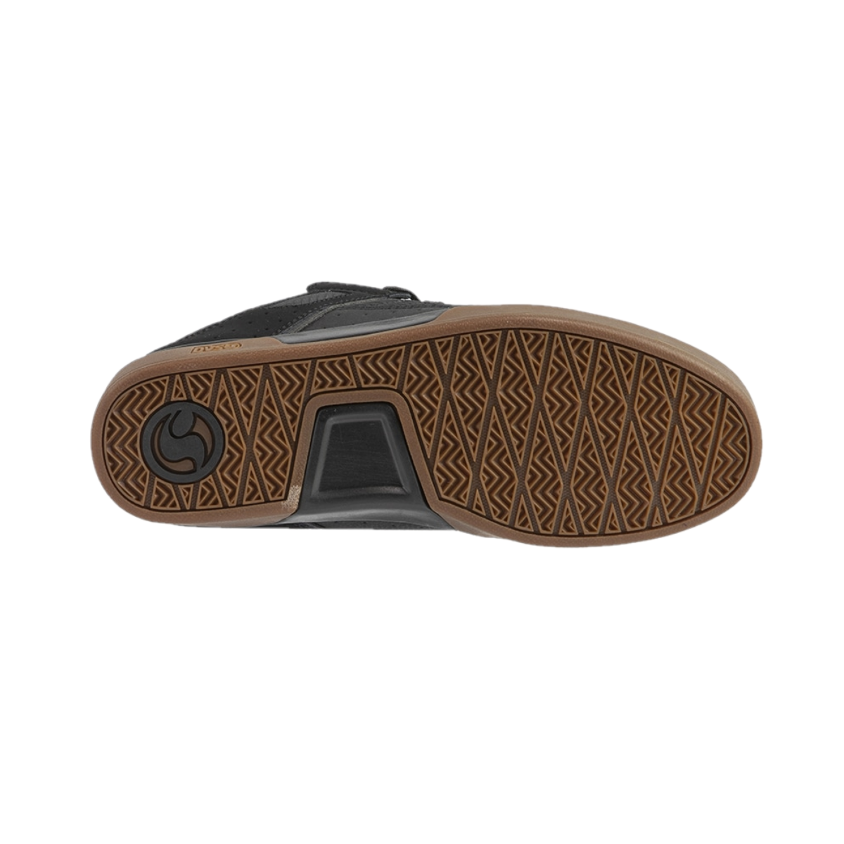 DVS F0000323007 COMANCHE 2.0+ DAVE B. MN'S (Medium) Black/Gum Leather Skate Shoes