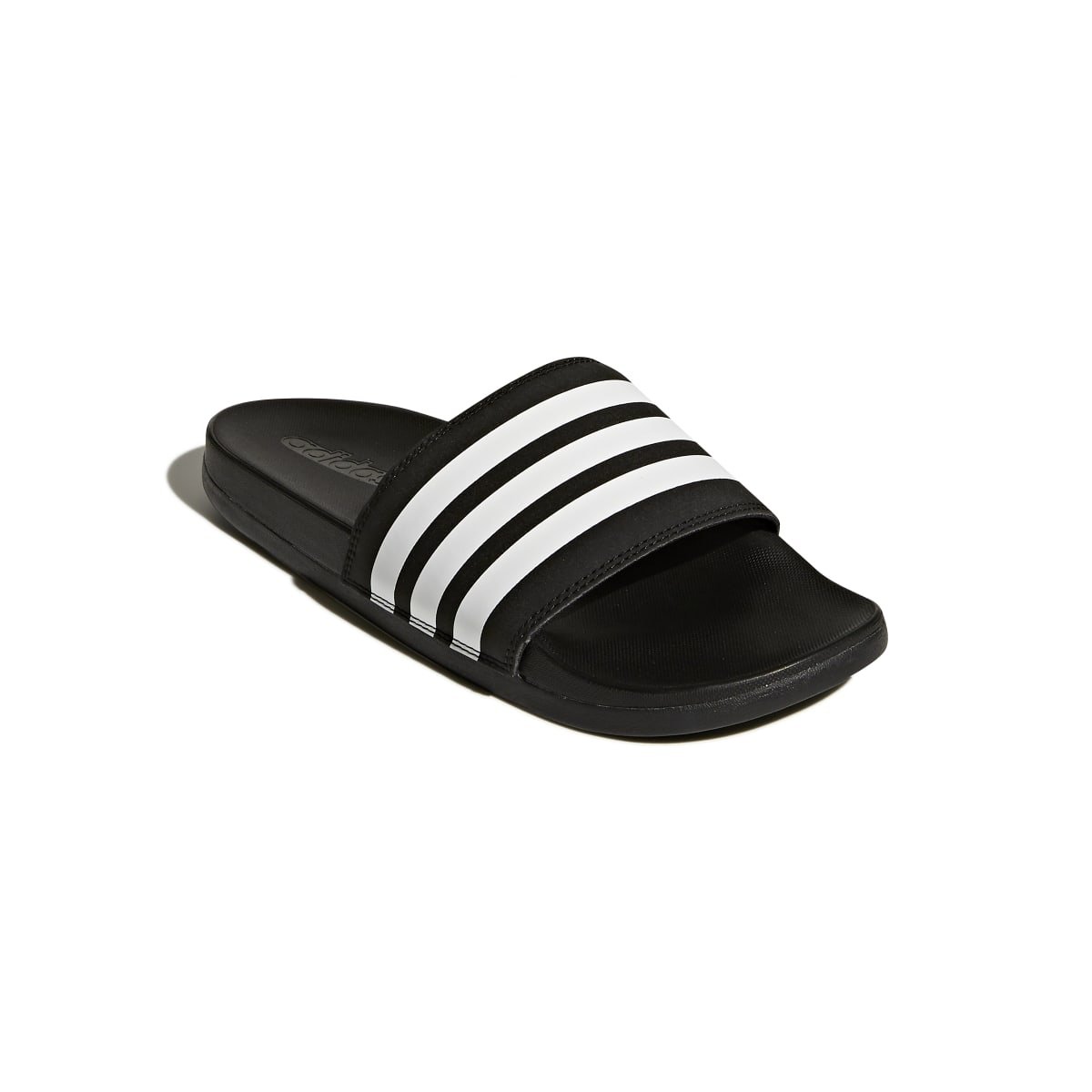 ADIDAS AP9966 ADILETTE COMFORT WMN S Medium Black White Synthetic Sl www.kicks footwear