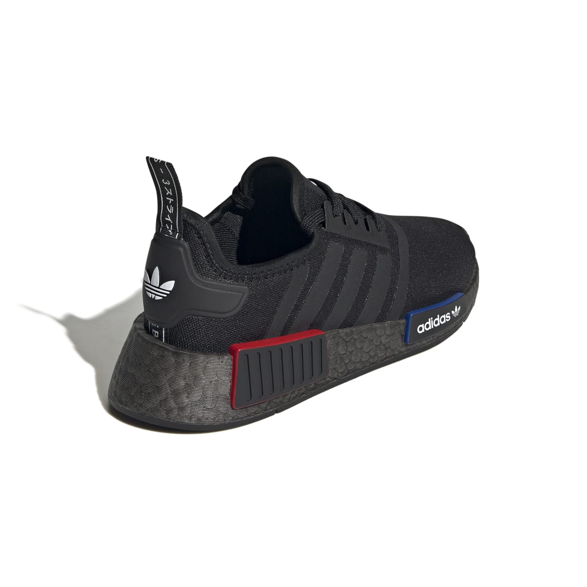 ADIDAS GY4278 NMD_R1 JR'S (Medium) Black/Black/Grey Mesh Running Shoes