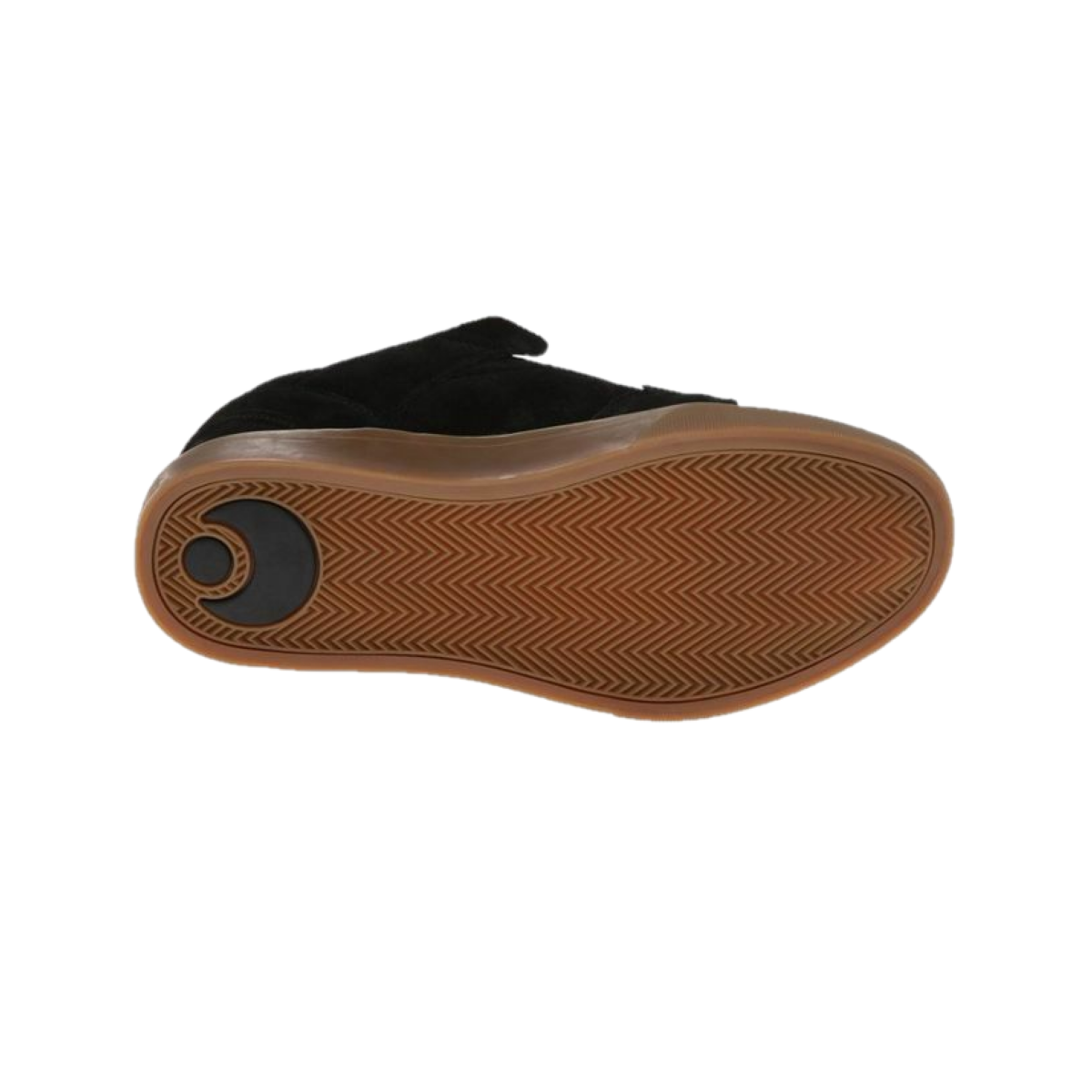OSIRIS 1292103 PLG VLC MN'S (Medium) Black/Black/Gum Suede & Canvas Skate Shoes