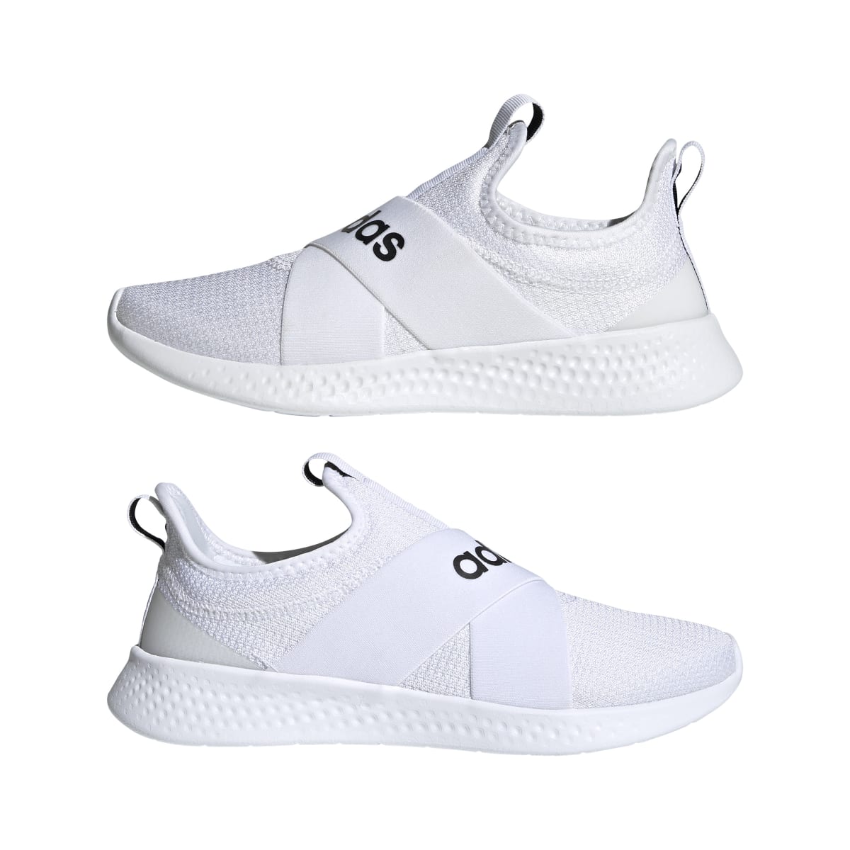 ADIDAS FX7325 PUREMOTION ADAPT WMN'S (Medium) White/White/Grey Textile  Running Shoes