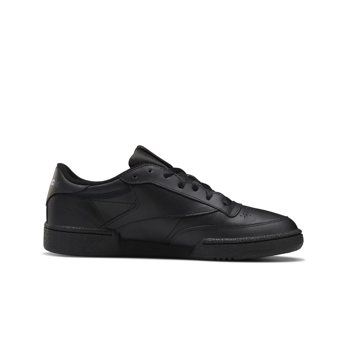 REEBOK 100000153 (AR0454) CLUB C 85 MN'S (Medium) Black/Charcoal Leather Lifestyle Shoes