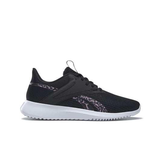 REEBOK GY4052 FLUXLITE WMN'S (Medium) Black/Lilac/Quartz Mesh Running Shoes