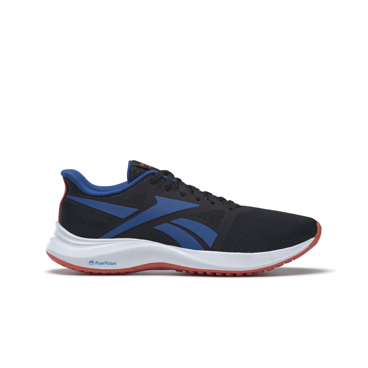 REEBOK GY4078 RUNNER 5.0 MN'S (Medium) Black/Orange/Blue Mesh Running Shoes
