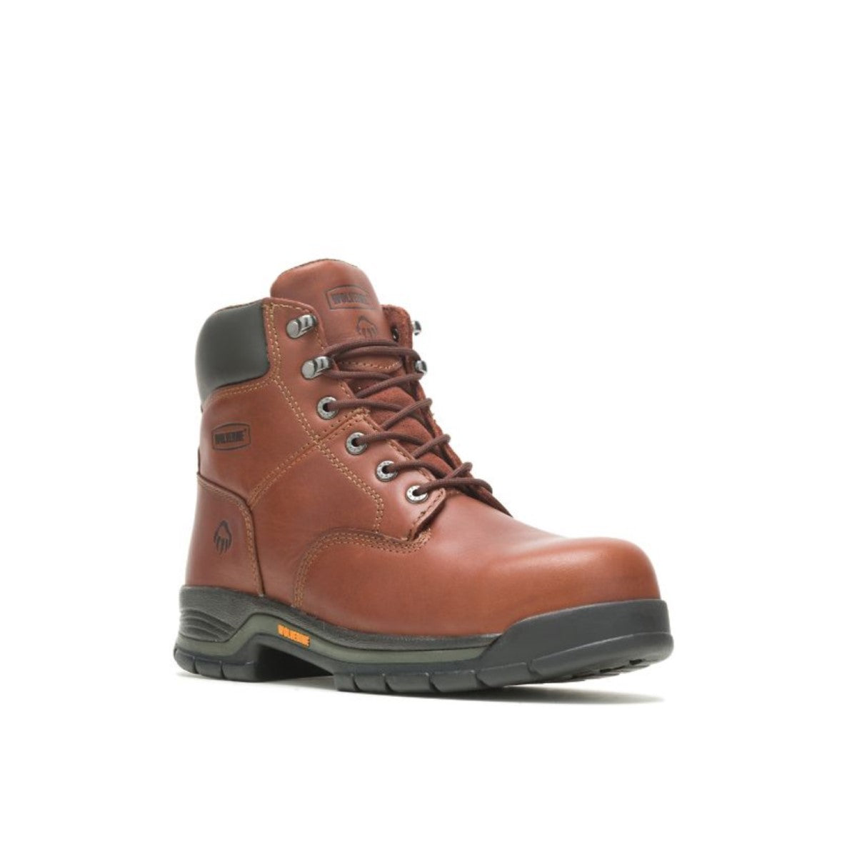 WOLVERINE W04904-EW HARRISON 6'' ST MN'S (Extra Wide) Brown Leather Work Boots